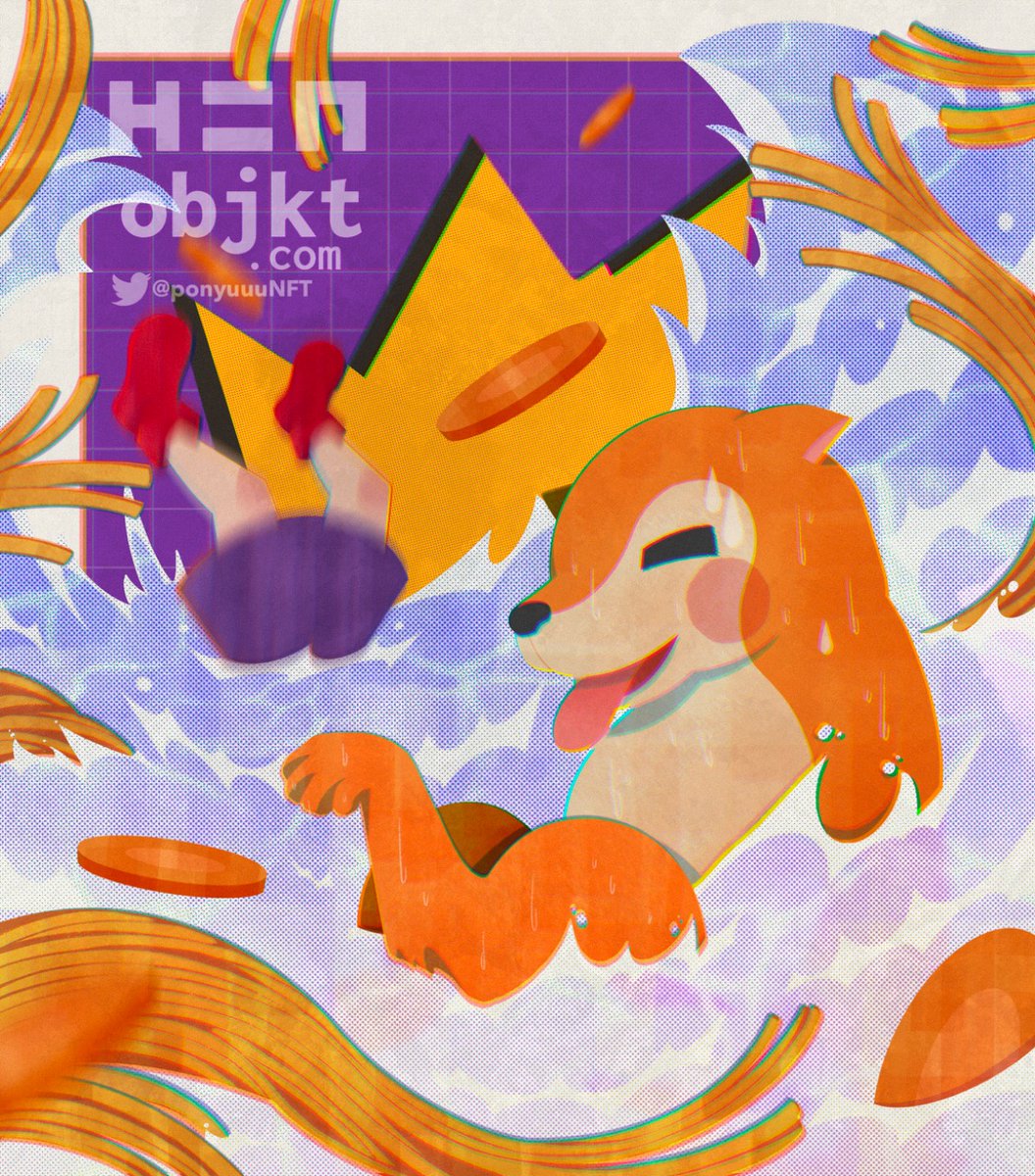 ponyuuuNFT's tweet image. 💜FALLIN' TO THE STEW🧡
🐶20ed | 0.5 #Tez 

💜Link🧡
hicetnunc.xyz/objkt/700426
objkt.com/asset/hicetnun…

"Ponyuuu is drowning! What is this place?"

Tags:
@idnft_ 
@objktcom      
@NFTindonesia_ 
#NFTcollector #NFTCommunity #CleanNFT 
#NFT #NFTs #NFTart #NFTartist #NFTdrop