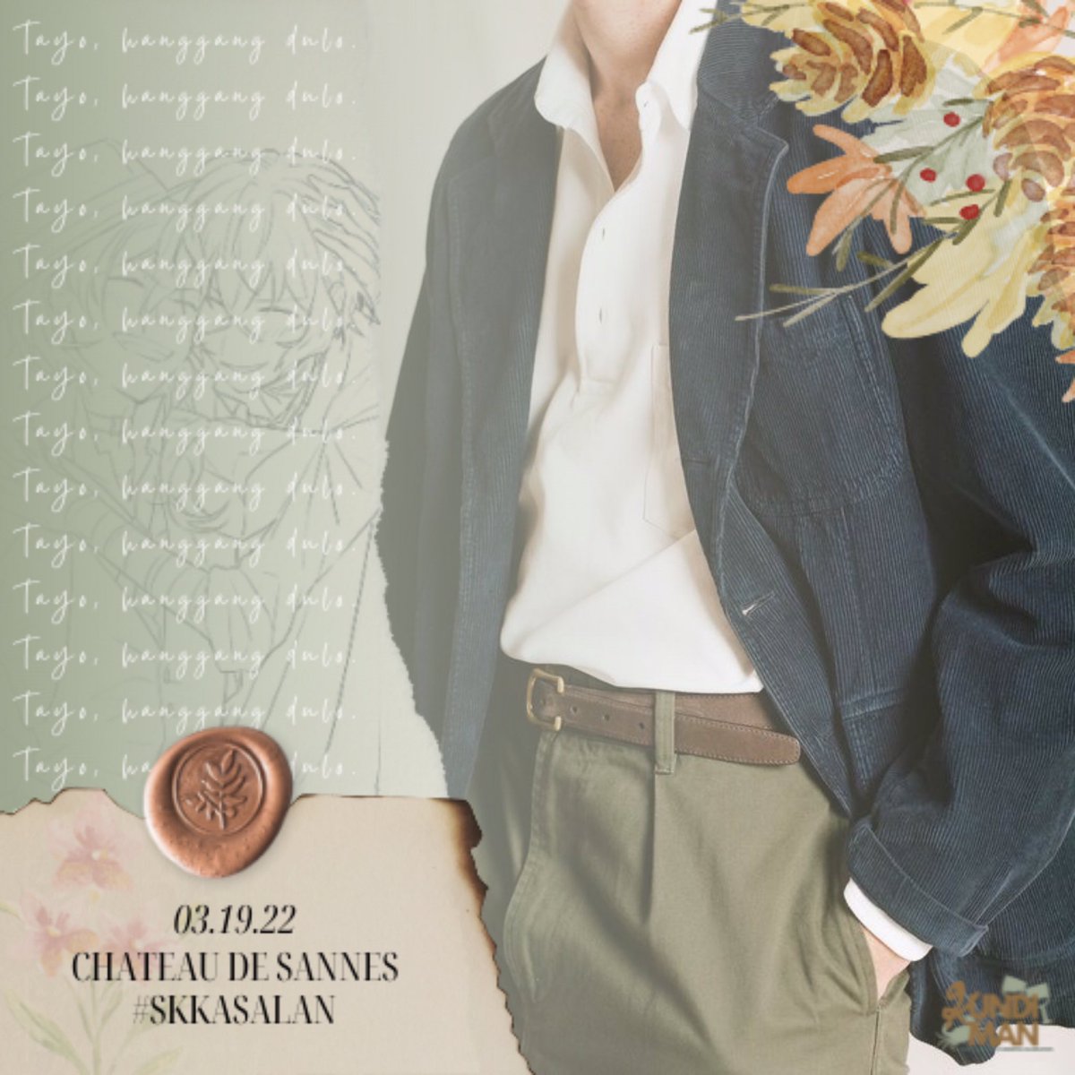 leegsliced's tweet photo. ㅤ
ㅤ
ㅤ               https://t.co/WlEsD72v35 posted!
ㅤ              ⌚1:40pm | 🗓 3.19.22 
ㅤ               ⚲ france 。
ㅤ               — nandito na ang pogi 😎
ㅤ  
ㅤ               #SKKasalan 
ㅤ               #SKKHanggangDulo  
ㅤ               #SKKSakalan  
 ︎ㅤ
ㅤ https://t.co/zM7oZLPLKG