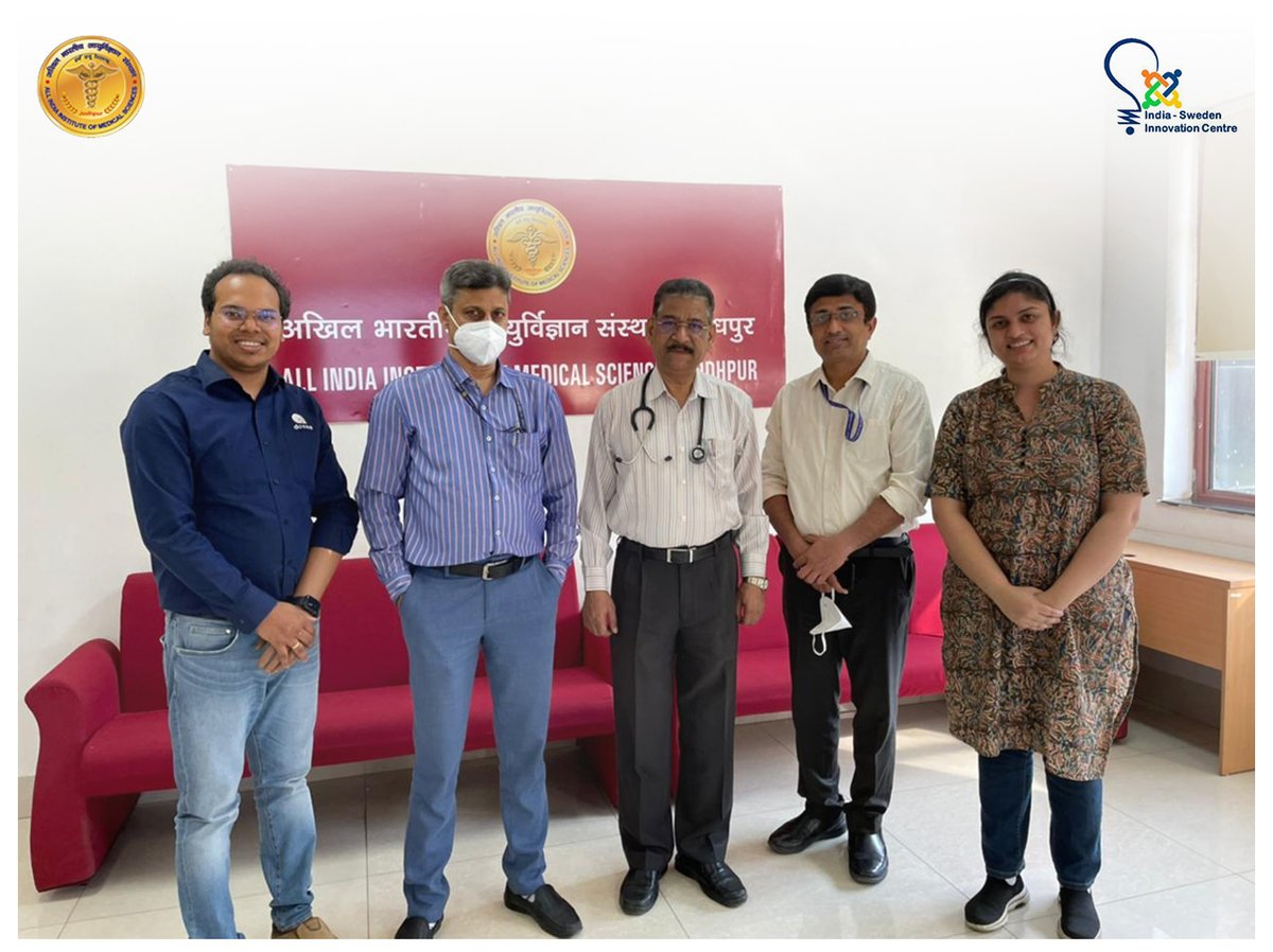 IndiaSwedenIC's tweet photo. One of our winning start-ups @DozeeHealth  is on a mission to revolutionize healthcare in India with its contactless remote patient monitoring platform. Through #ISHIC, Dozee is now running a successful pilot program at @aiims_jodhpur. 
Congratulations to @MuditDandwate and team! https://t.co/Oh5eVFhzN6