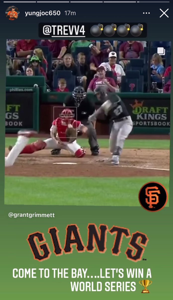 PavlovicNBCS's tweet photo. Joc Pederson is recruiting 👀 https://t.co/UAOy6jA54A