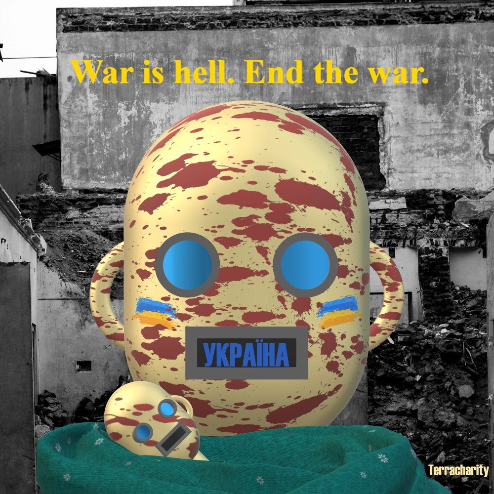 RobotHeadsNFT's tweet photo. War is a horrendous thing that many of us are lucky to have never seen. However, for those who have experienced it, it is incredibly brutal physically and emotionally. It is important for us to share the horrors of war, as those who see them will avoid wars to evade such a fate. https://t.co/OfhaAKYi7x