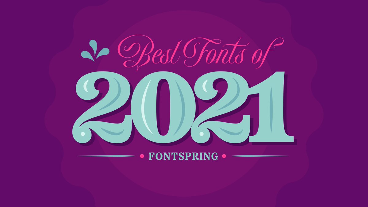 dribbble's tweet photo. .@fontspring's Best Fonts of 2021 list is here! 🤩  They’ve compiled the top 50 font families from last year: https://t.co/nn2RkIgj63
P.S. Many of these families are running special promotions to celebrate. Take advantage of them while they last! 🔥
#bestfonts2021 #toptiertype https://t.co/gMkqTJ1Yq3