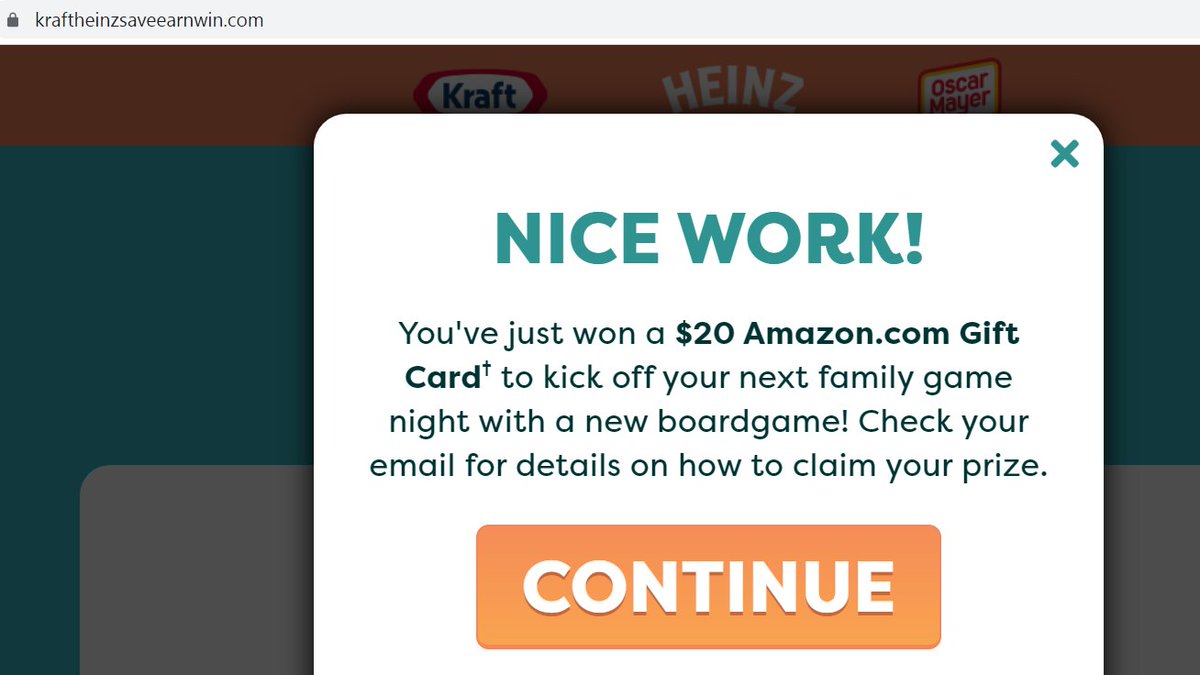 NicolesChoice1's tweet photo. #Online Win - 
😍YAY!! Thank YOU so much @KraftHeinzCo &amp; @oscarmayer for the $20 Amazon gift card win I received in your "Kraft Heinz Save Earn Win"!! 
I will keep playing DAILY thru 5/9/22.  https://t.co/ccJ06h9ZcP
 #SaveEarnWin #Sweepstakes https://t.co/rjn4SSeSMW