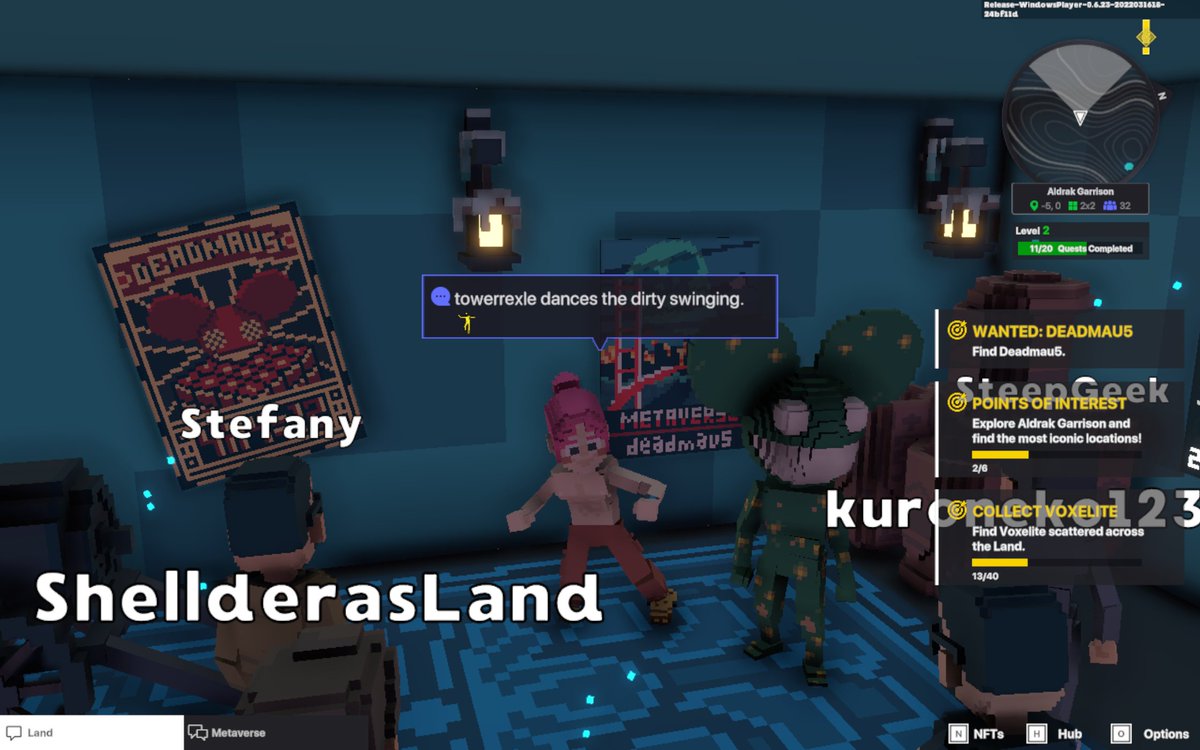 jhjhbb23's tweet photo. @TheSandboxGame @deadmau5 I just participated in the daily #SandboxAlphaS2Contest for a chance to earn up to 1,000 $SAND! Starting March 17 - Selfie with Deadmau5. Check out my screenshot below!
👇 #SandboxAlphaS2 (deadmau here) https://t.co/GeGO7063Y5