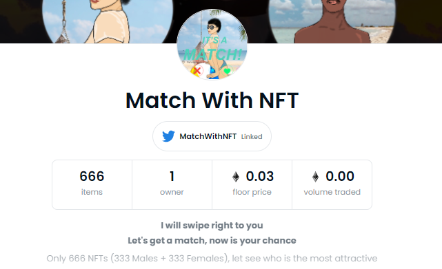 MatchWithNFT's tweet photo. Finally, all uploaded to OpenSea😜 
https://t.co/giwEvN93Ak

#NFT #MatchWithNFT https://t.co/d76JlFvSt1