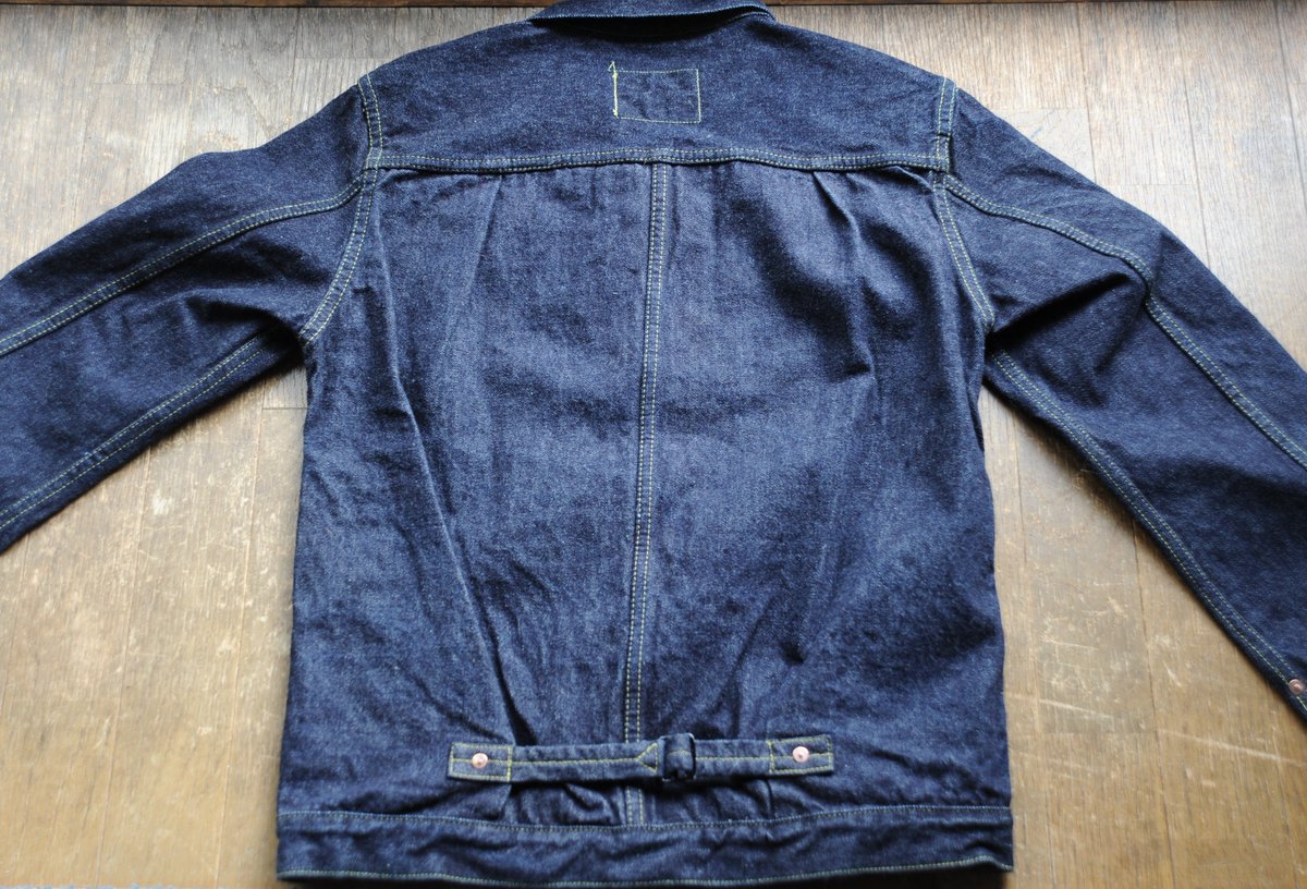 jpnps's tweet photo. TCB jeans S40's Jacket 大戦モデルを買うた！
Tバック仕様にしたかったのでサイズ40をチョイスしました
これから育てながら色落ちを楽しみます！！
#tcbjeans 
#大戦モデル https://t.co/TOWMz0TJ0C