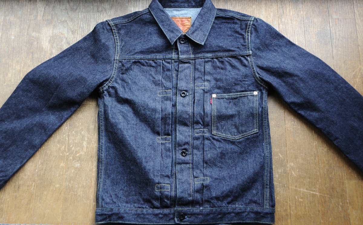 jpnps's tweet photo. TCB jeans S40's Jacket 大戦モデルを買うた！
Tバック仕様にしたかったのでサイズ40をチョイスしました
これから育てながら色落ちを楽しみます！！
#tcbjeans 
#大戦モデル https://t.co/TOWMz0TJ0C