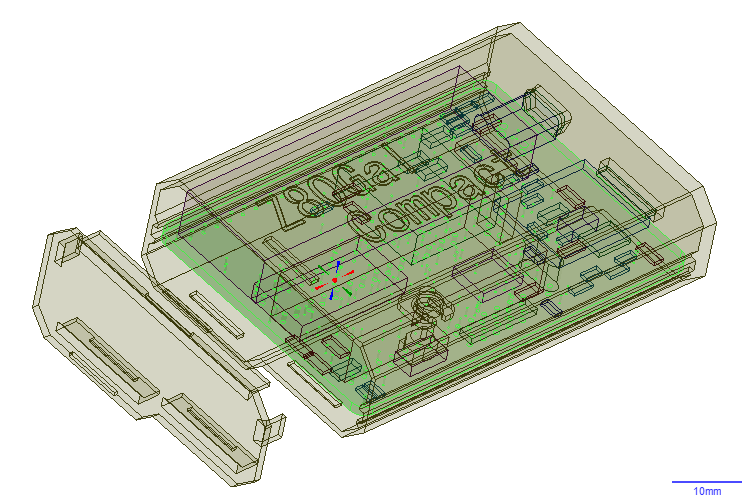 wcinp's tweet photo. コンパクトなZ80ボード(Z80GalCompact)でCP/Mが動いたのでケースを作ってみました
回路設計環境から3Dデータを引き継げるのでケース設計が楽ですね
PLCCのGALは結構高さがあるのでケースの高さを2段構成にしてみました
https://t.co/t46JBIjOw9
#Z80GalCompact #DSPCB #DSMechanical #3Dプリンタ https://t.co/E9IAe38PG7