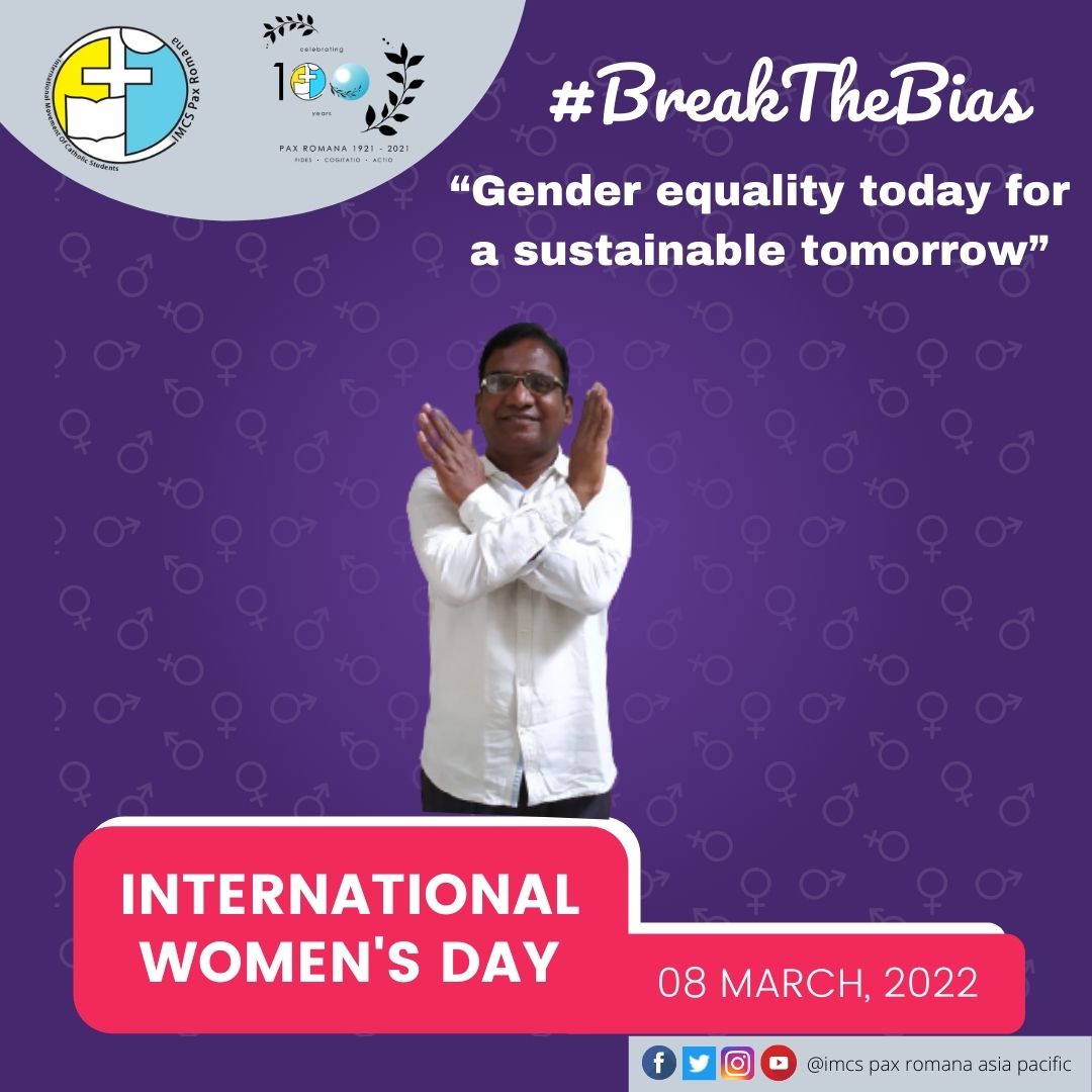 imcsprapc's tweet photo. The @AICUF Adviser and Full-timers express their solidarity for the advancement of #GenerationEquality and express a unified voice on the need to achieve"#GenderEquality today for a sustainable tomorrow"- echoing the aspirations of #IWD2022.
#BreakTheBias #imcsapcampaign https://t.co/JKaQZXIGnw