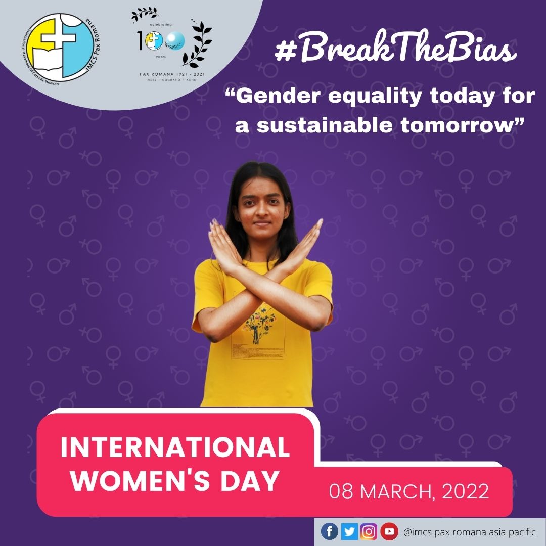 imcsprapc's tweet photo. The @AICUF Adviser and Full-timers express their solidarity for the advancement of #GenerationEquality and express a unified voice on the need to achieve"#GenderEquality today for a sustainable tomorrow"- echoing the aspirations of #IWD2022.
#BreakTheBias #imcsapcampaign https://t.co/JKaQZXIGnw