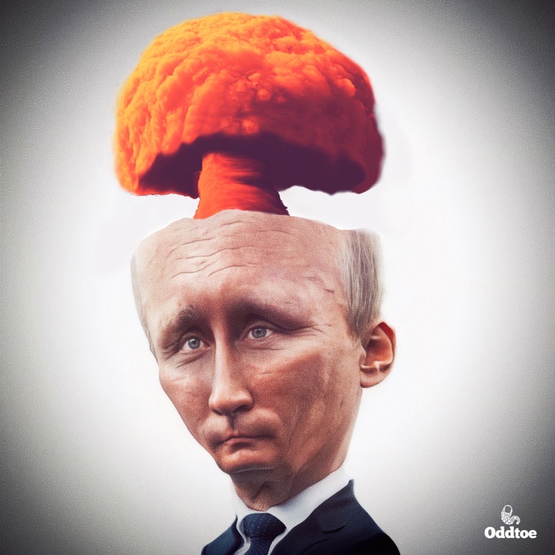 Oddtoe's tweet photo. It’s on my mind — hope it’s not on his. #putin https://t.co/gwkLKyt7R3