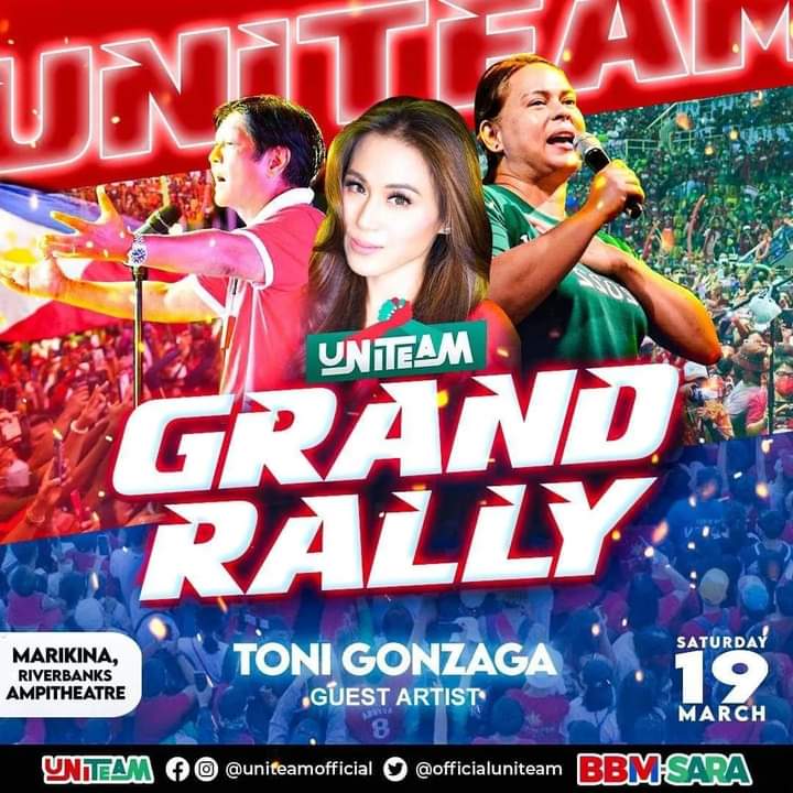 Taurusg14779497's tweet photo. YESSS SOLID SUPPORTERS BBMSARA UNITEAM.. SAMAHAN ANG UNITEAM SA MARIKINA.. https://t.co/MA8w8WUvpP
