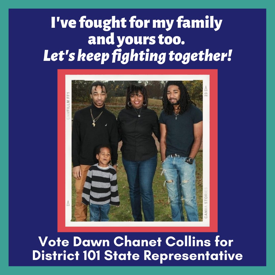 DDCollins76's tweet photo. Let's fight together for a more prosperous District 101 for all of us. Learn about me, my record of fighting and winning for us, and my vision for the district at https://t.co/vCTo23IkgR
Vote early today!!! Election day is March 26th.
#DawnForStateRep #WeKnowDawn #WeLoveDawn https://t.co/AZEfvg4R8F