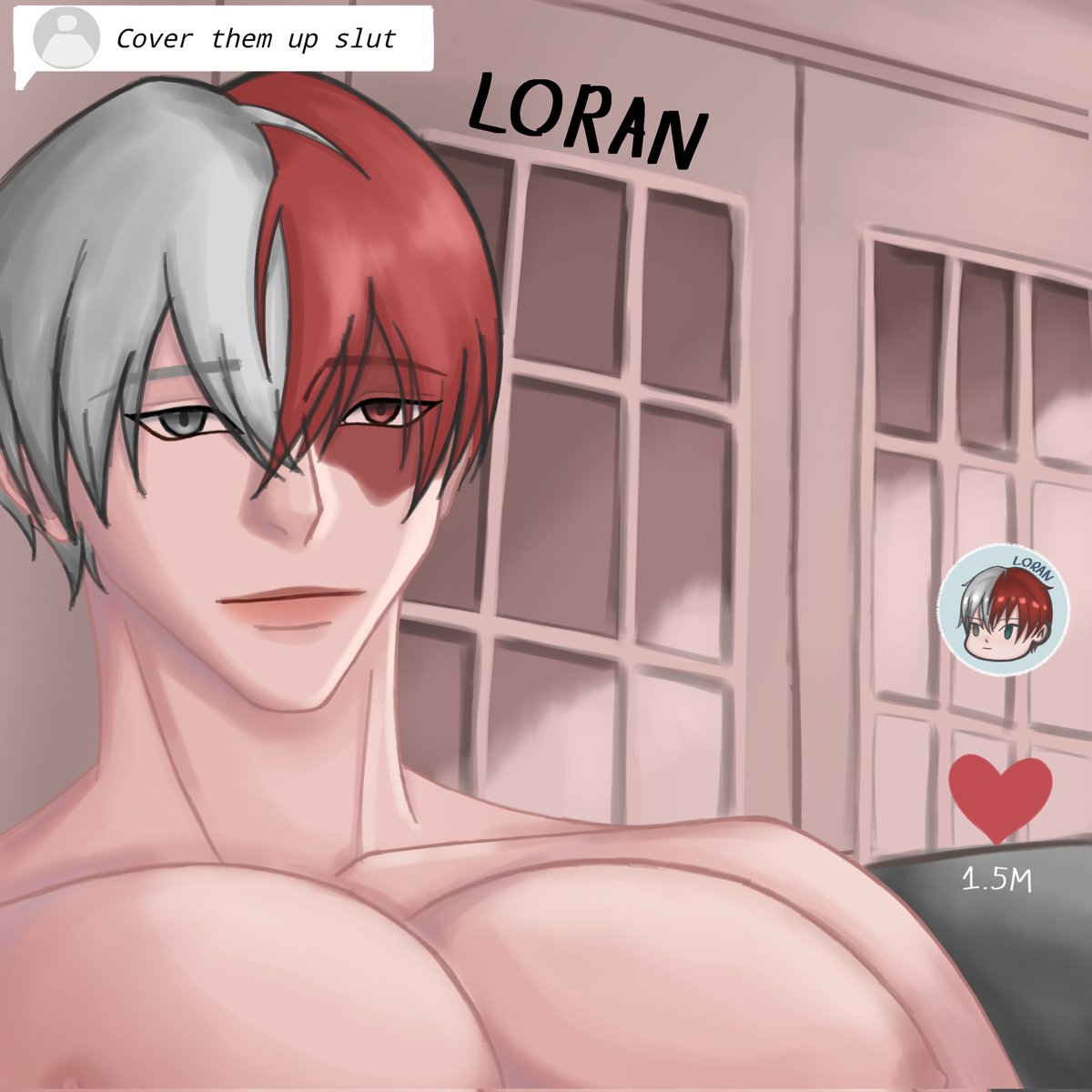 Long time no art post 
Follow the trend 
#Todorokishoto_fanart
#my_hero_academia
