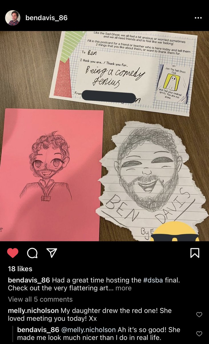The week that was: a group of our amazing students attended the Derbyshire School Book Awards, and were involved in the presentation! They also had the pleasure to meet author  <a href="/bendavis_86/">Ben Davis</a> , who loved Yr9 Jorja’s caricature of him! #HighExpectations