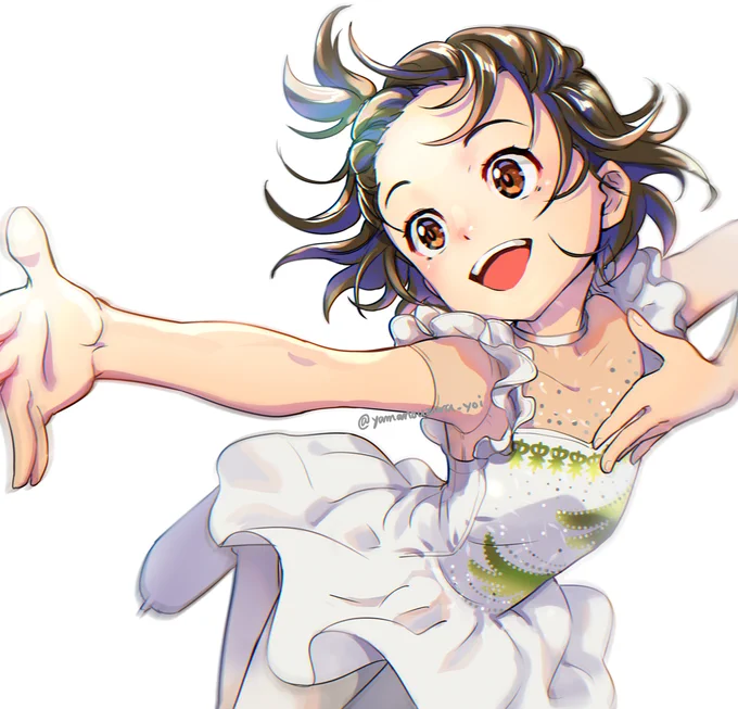 全巻プレゼント当選が嬉しかったので調子に乗って描きました(6級バッジテストのFSのコマのポーズをSPの衣装で)

フィギュアスケートの解像度がぐっと上がるし、漫画として大変面白い作品なのでお勧めしたい!けどプレゼン苦手だから絵でなんとか…💦

#漫画メダリスト #ファンアート 