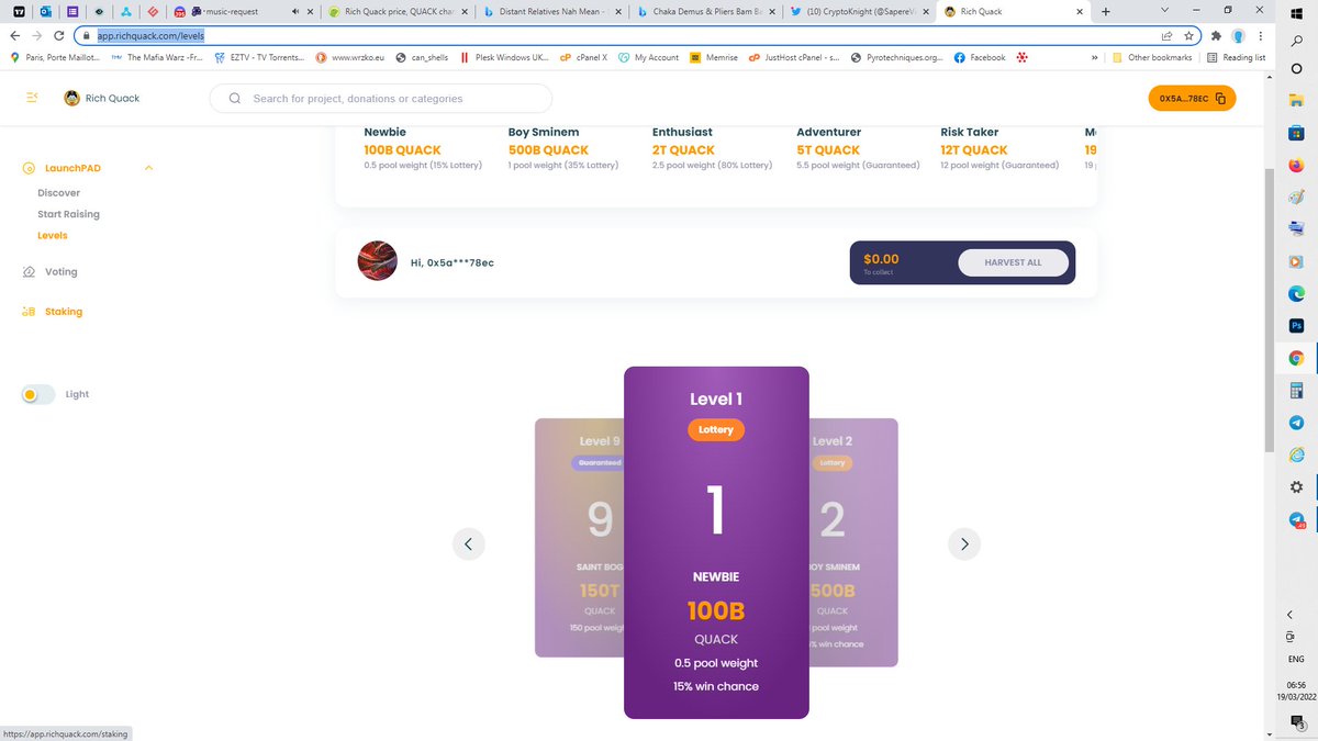 #Richquack has just launched a new #staking pool, audited and with great apy's , so what are you doing with your #quack ?
Get staking today and start earning passively whilst you sleep  
app.richquack.com/levels
#bsc #bscgem #100xgem #crypto
