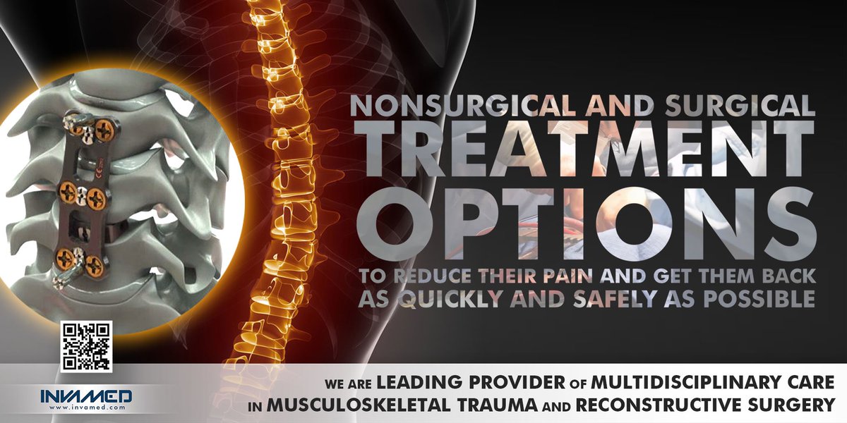 invamed_inc's tweet photo. #Nonsurgical and #surgical treatment options to reduce their pain and get them back as quickly and safely as possible.
We are leading provider of multidisciplinary care in #musculoskeletal trauma and #reconstructive surgery.
📌https://t.co/Fp3mo7rzua
#INVAMED #RDGlobal https://t.co/N3v3AcEZhW