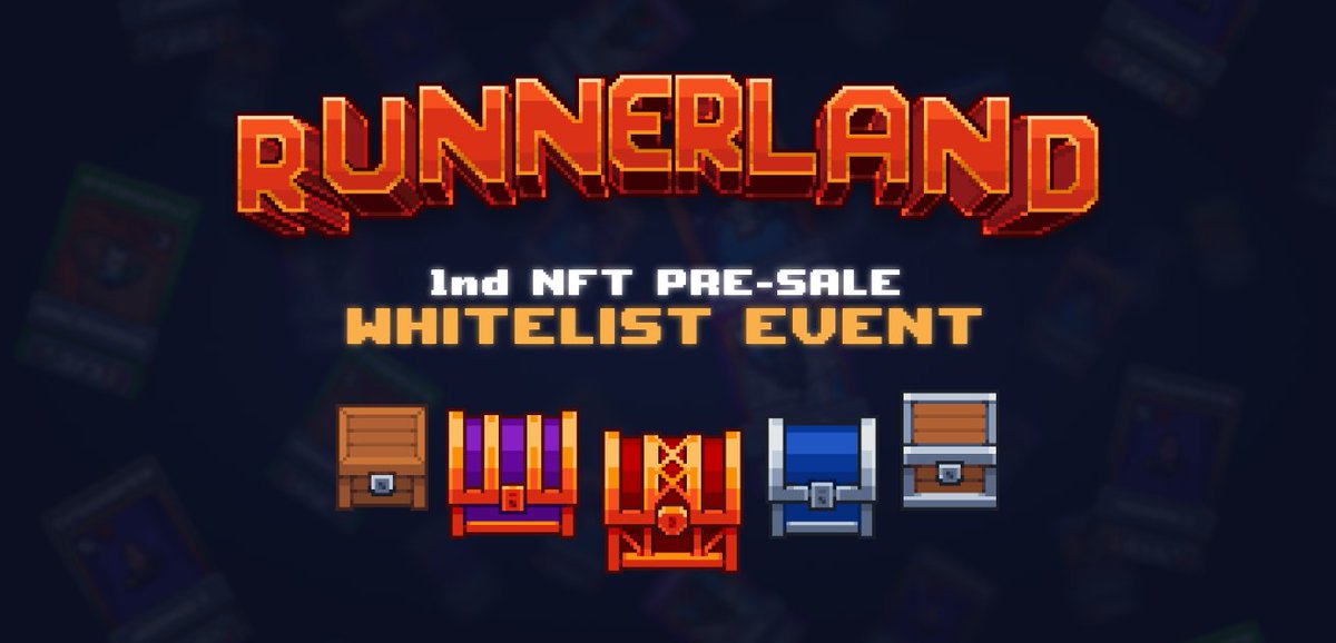 RunnerLandGame's tweet image. Join RunnerLand Game NFTs Presale Whitelist!

⏰ End Date: APR 07st, UTC 12:00
🏆 Winners : 1500
🚀 Presale: APR 09st, UTC 12:00

👉🏻RunnerLand Link: runner.land

#Airdrop #NFT #RunnerLandGame #Presale #Whitelist