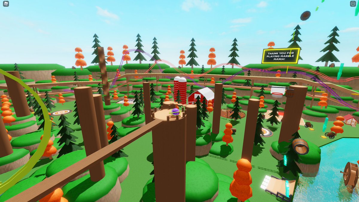 moonbeamers's tweet photo. A brand new Marble Mania update is here! Introducing: The Elephant Valley Map! This is a refined version of our old fall map! Check it out here! https://t.co/25wgvgCfh7 #Roblox #RobloxDev https://t.co/ixuHaKUlMZ