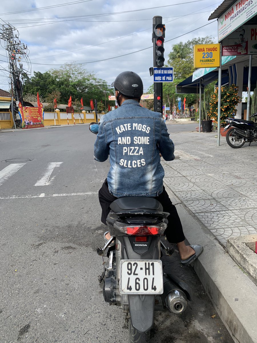 travishodgesuk's tweet photo. Kate Moss and some pizza slices 🍕

Vietnam jacket slogans. Should this become a #photographynft collection? https://t.co/9wsFMfJdiu