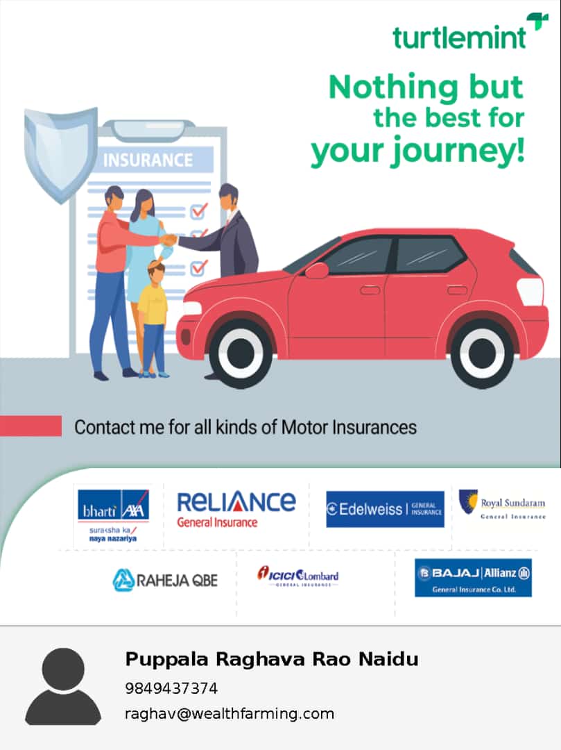 NAdsxcell's tweet image. We plan nothing but the best for you. Looking for a 2-Wheeler, 4-Wheeler or Commercial vehicle policy? Find everything you need in one place. Get in touch now for Expert Advice.
for more details Call:9849437374
#motorinsurance #commercial #vehiclepolicy #turtlemint #insurance