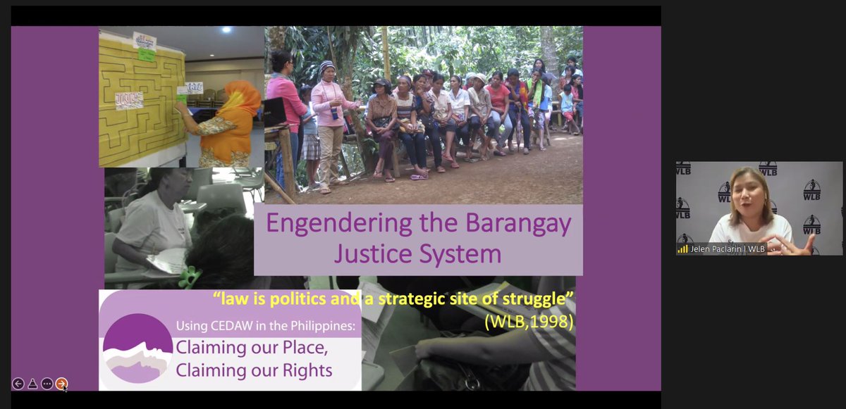 geoladiesph's tweet photo. Ms. Jelen Paclarin shares about Women's Legal & Human Rights Bureau, formed by feminist human rights advocates wanting to effectively address the prejudices suffered by Filipino women before the law and in the legal system. #BreakTheBiasedMap #IWD2022 #WomeninLegal #feminist https://t.co/d6DCLqUPSp