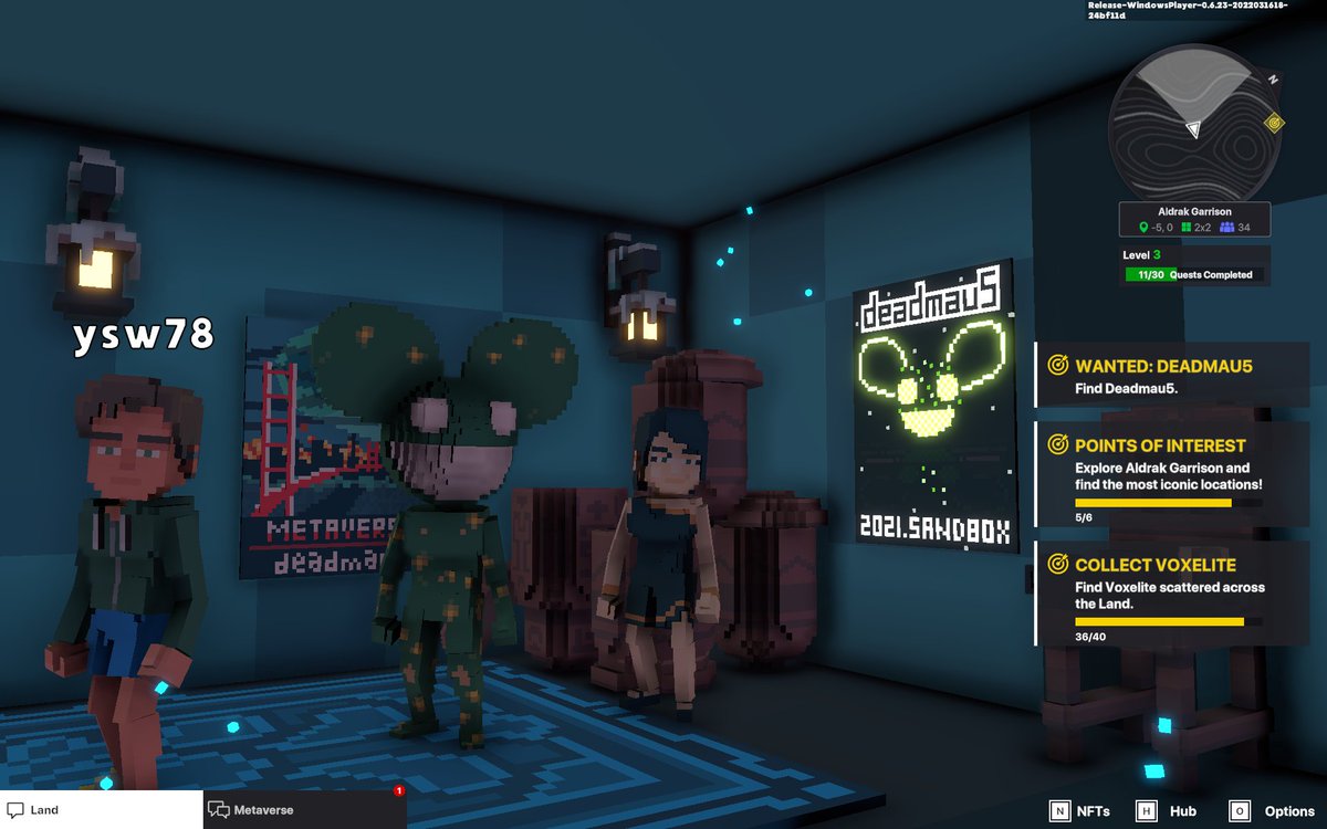 DenishaVaishnav's tweet photo. @TheSandboxGame @deadmau5 I just participated in the daily #SandboxAlphaS2Contest for a chance to earn up to 1,000 $SAND! Starting March 17 - Selfie with Deadmau5. Check out my screenshot below!
👇 #SandboxAlphaS2 https://t.co/vnJciy2uit