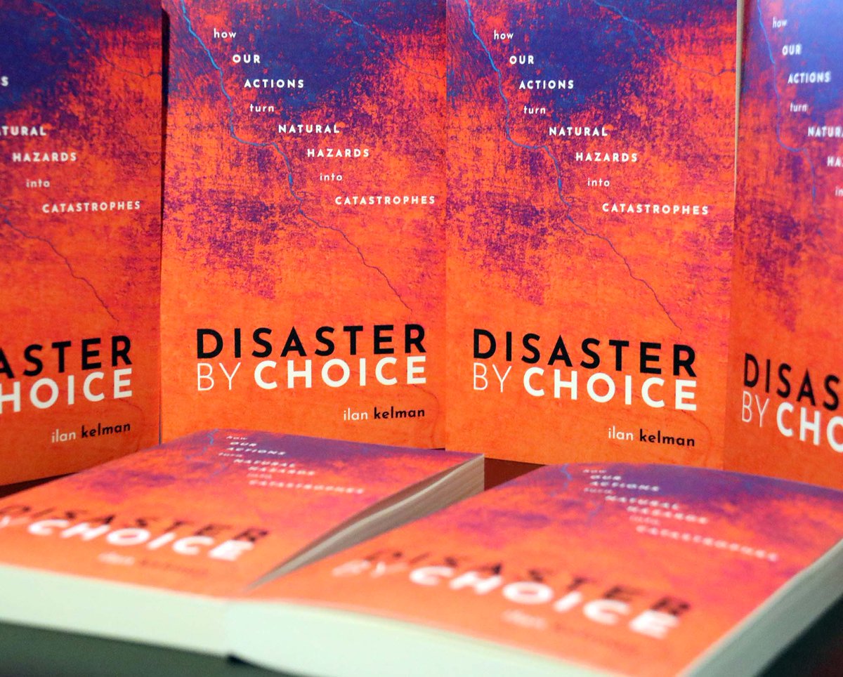 Ilan Kelman (@ilankelman) on Twitter photo "Disaster by Choice"
New in paperback!
global.oup.com/academic/produ…
See also:
-Blog psychologytoday.com/gb/blog/disast…
-Vlog youtube.com/watch?v=BlVyY1…
#DisastersAreNotNatural #NoNaturalDisasters
(no #NaturalDisaster #NaturalDisasters)
#DRR #wxtwitter #EMGTwitter #sciencetwitter #ClimateTwitter "Disaster by Choice"
New in paperback!
global.oup.com/academic/produ…
See also:
-Blog psychologytoday.com/gb/blog/disast…
-Vlog youtube.com/watch?v=BlVyY1…
#DisastersAreNotNatural #NoNaturalDisasters
(no #NaturalDisaster #NaturalDisasters)
#DRR #wxtwitter #EMGTwitter #sciencetwitter #ClimateTwitter