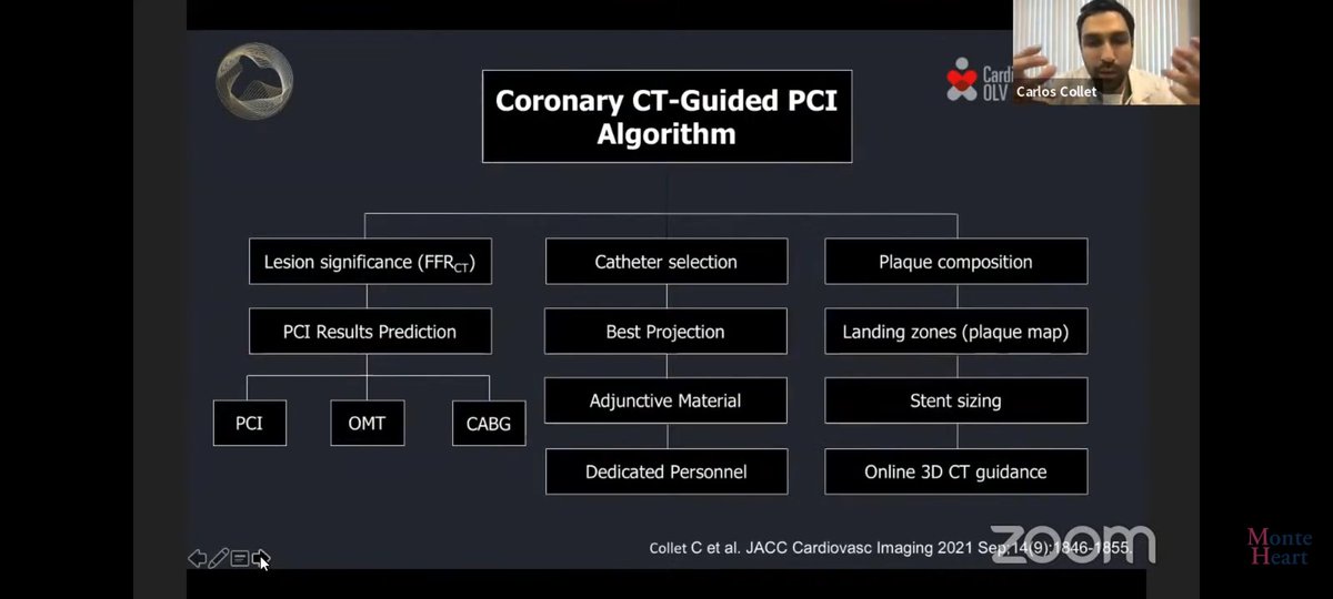 MonteHeart's tweet photo. An incredible talk from Dr Collet @ColletCarlos today!

A great overview and discussion on the integration of Coronary CT in the planning and execution of PCI.

If you missed it, you can watch it on  our YouTube channel: https://t.co/NAzRgLluj9 https://t.co/oyFBGo3h4S