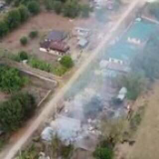 SAC is committing genocide in Karenni State by setting homes on fire and actively preventing them from receiving aid and food. Artillery is launched every night in  Demoso. #WhatsHappeningInMyanmar  #2022Mar19Coup #VillagesBurntDownByJunta