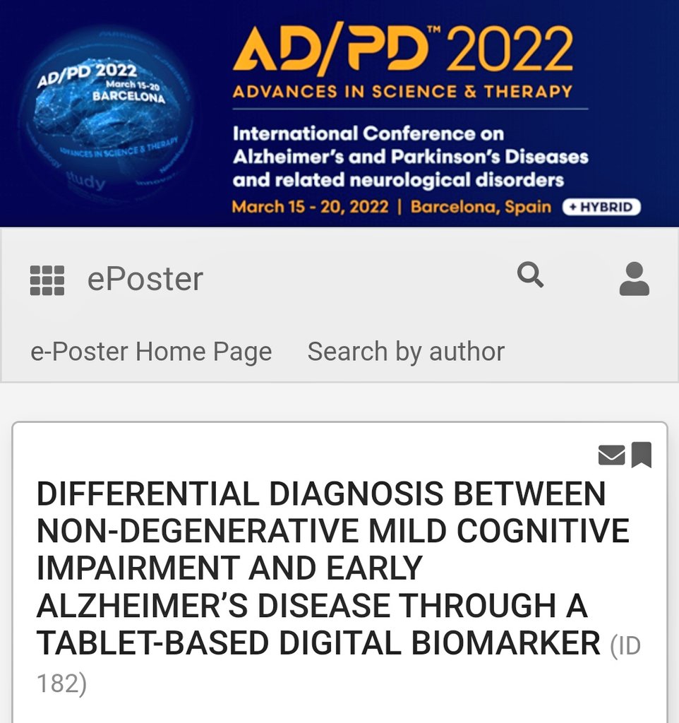 TortMerino's tweet photo. Check out our work on the use of #Altoida-iADL in the differential diagnosis of Mild Cognitive Impairment #MCI and early #Alzheimers disease! 🧠
@adpdnet #ADPD2022 
@idibaps https://t.co/6ADsYhDkxP