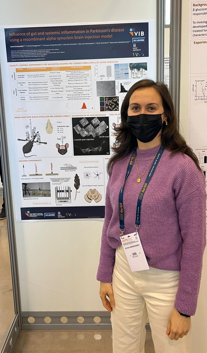 Vdb_lab's tweet photo. Enjoying our time at @adpdnet! Make sure to meet Joyce and @PieterDujardin representing our lab at posters 295 and 43. #ADPD2022 #TogetherAtADPD https://t.co/KG0KJEtWnC