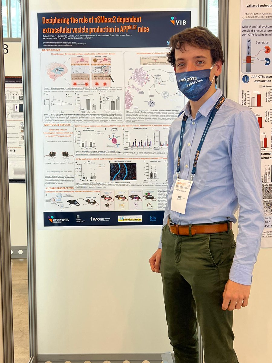 Vandenbroucke lab (@vdb_lab) on Twitter photo Enjoying our time at <a href="/adpdnet/">AD/PD - Advances in Science & Therapy</a>! Make sure to meet Joyce and <a href="/PieterDujardin/">Pieter Dujardin</a> representing our lab at posters 295 and 43. #ADPD2022 #TogetherAtADPD Enjoying our time at <a href="/adpdnet/">AD/PD - Advances in Science & Therapy</a>! Make sure to meet Joyce and <a href="/PieterDujardin/">Pieter Dujardin</a> representing our lab at posters 295 and 43. #ADPD2022 #TogetherAtADPD