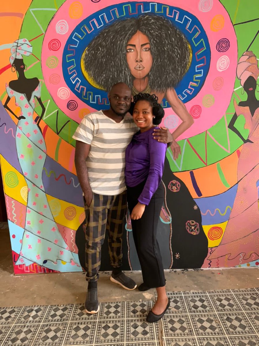 We got the talented Marcellas to do us some awesome paintings on our walls@La Liberte Arts Group, Black Swagger Inc .Remember, Black Swagger Poetry slam Theme this month: HER. #endanglophonecrisis