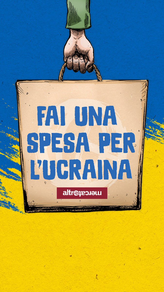 coopPangea's tweet photo. Abbiamo attivato la #spesasospesa in favore della popolazione #Ucraina. 
Acquista generi alimentari di prima necessità del Commercio Equo e Solidale. Noi contribuiremo con uno sconto del 10% e consegneremo la spesa a @BaobabExp @Salvamamme 
e @santegidionews https://t.co/47E3yFV5oY