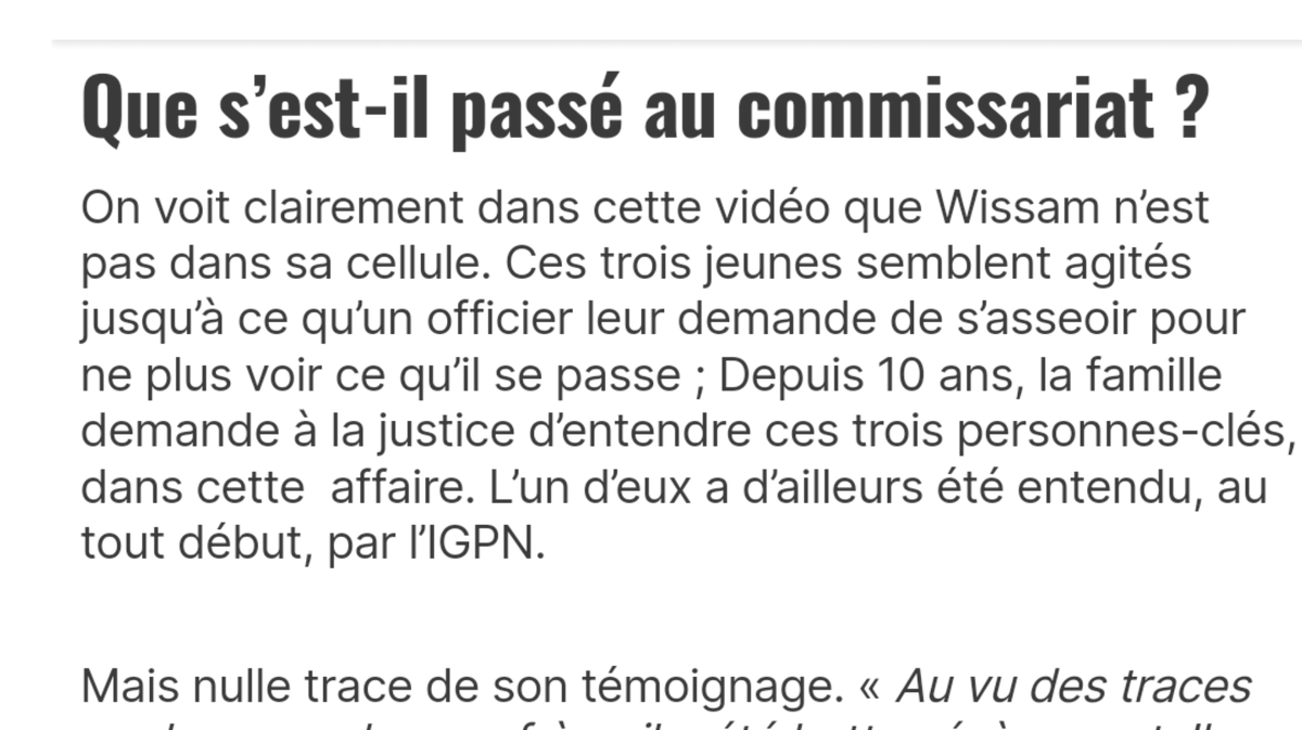 cjvpourwissam's tweet photo. Un des témoins affirme à une journaliste avoir déjà été entendu par l'igpn. 

Est ce l'igpn qui cache aux magistrats un témoignage ? 

Ou les magistrats qui n'ont pas voulu intégrer ce témoignage ? 

Ou bien les 2 ? 

https://t.co/diGUThRzUv https://t.co/sdT7E6j5aV