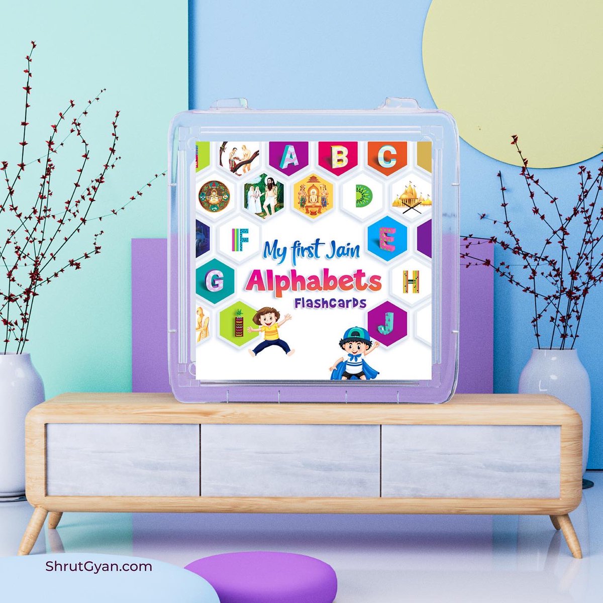 ShrutGyan's tweet photo. Jain Alphabets Flashcards
Teaching your kids alphabets is easier than ever too with a mix of Jainism. These flashcards contain both variants, A for Arihant & A for Apple, printed back to back.
Check out
https://t.co/ivP8E84PvD
#jainism #Jainflashcards https://t.co/zQ2XNFJ2Nw