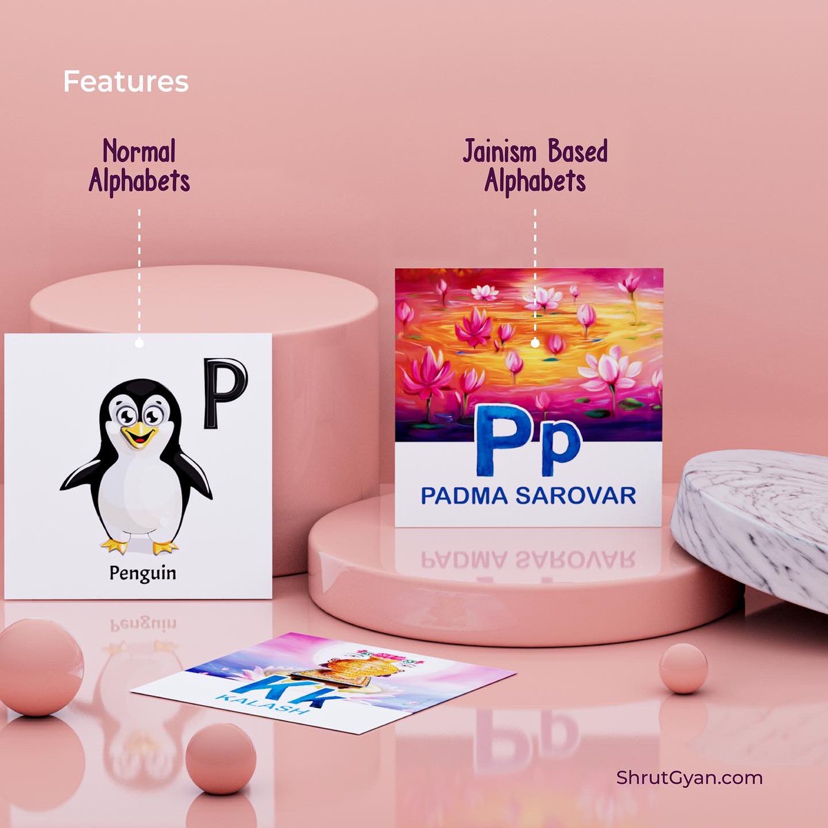 ShrutGyan's tweet photo. Jain Alphabets Flashcards
Teaching your kids alphabets is easier than ever too with a mix of Jainism. These flashcards contain both variants, A for Arihant & A for Apple, printed back to back.
Check out
https://t.co/ivP8E84PvD
#jainism #Jainflashcards https://t.co/zQ2XNFJ2Nw