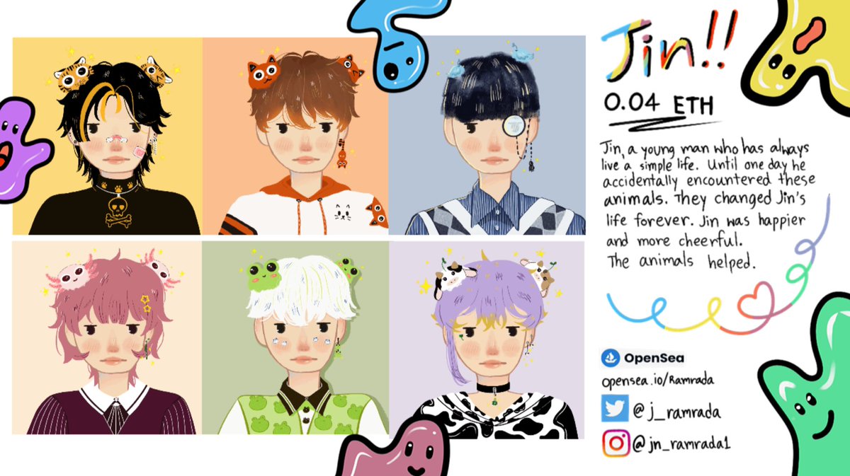 New Drop!!!🔥🔥🔥
New Drop!!!🔥🔥🔥
New Drop!!!🔥🔥🔥
.
.
-Collection: Genie41
-Price at 0.04 HTE
-Total : 6/6
#Ethereum #NFTTHAILAND #NFTCommmunity #NFTdrops #opensea #collection