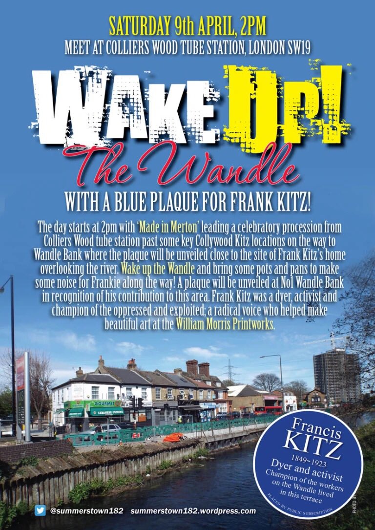 summerstown182's tweet photo. It’s a huge day for all family, friends & comrades of Francis Louis Kitz - it’s time for #KitzInFitz as Frank’s plaque goes on a spectacular West End Walkabout, culminating in a glorious #WandleWakeUp in three weeks time when it will be unveiled in #Collywood #SW19 https://t.co/lRCK0VsEi6