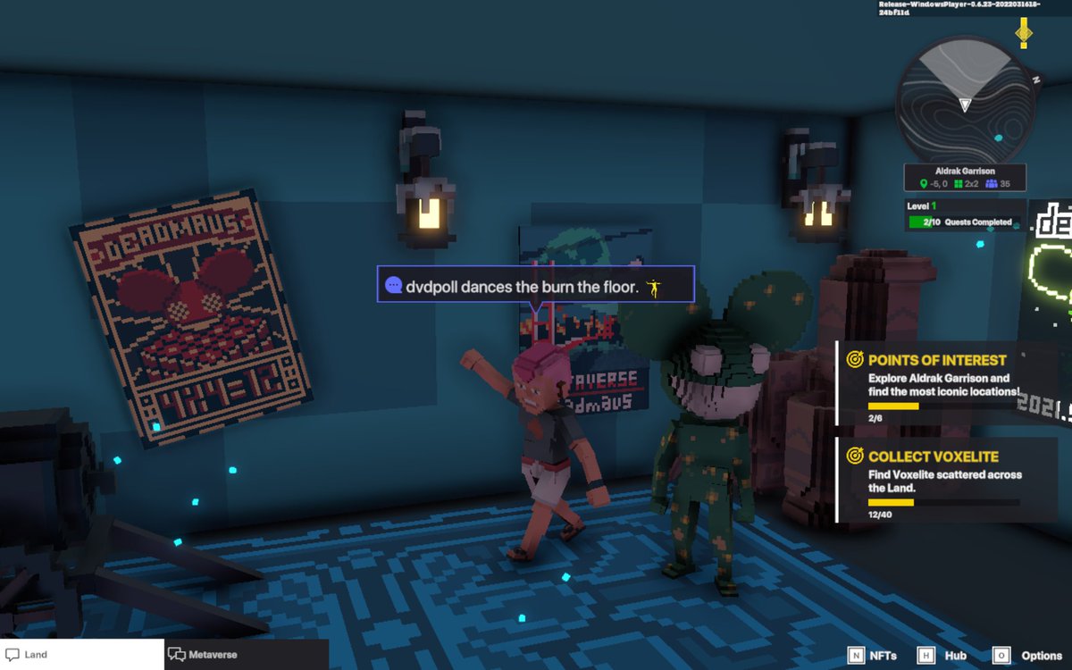 davidpoll15's tweet photo. @TheSandboxGame @deadmau5 I just participated in the daily #SandboxAlphaS2Contest for a chance to earn up to 1,000 $SAND! Starting March 17 - Selfie with Deadmau5. Check out my screenshot below!
👇 #SandboxAlphaS2 (Dance with mouse)! https://t.co/DaVNME50Hv