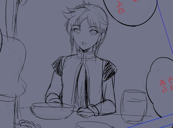 以前言った「とりあえず絵はラフでいいのでお話だけ進めちゃおう」メソッドの試作ちう

こんな程度描いてれば必要十分かな?
時間の余裕ができたらあとで清書と入れ替えるなどしていく方向で

ついでにユーシィ君を少々リデザ 