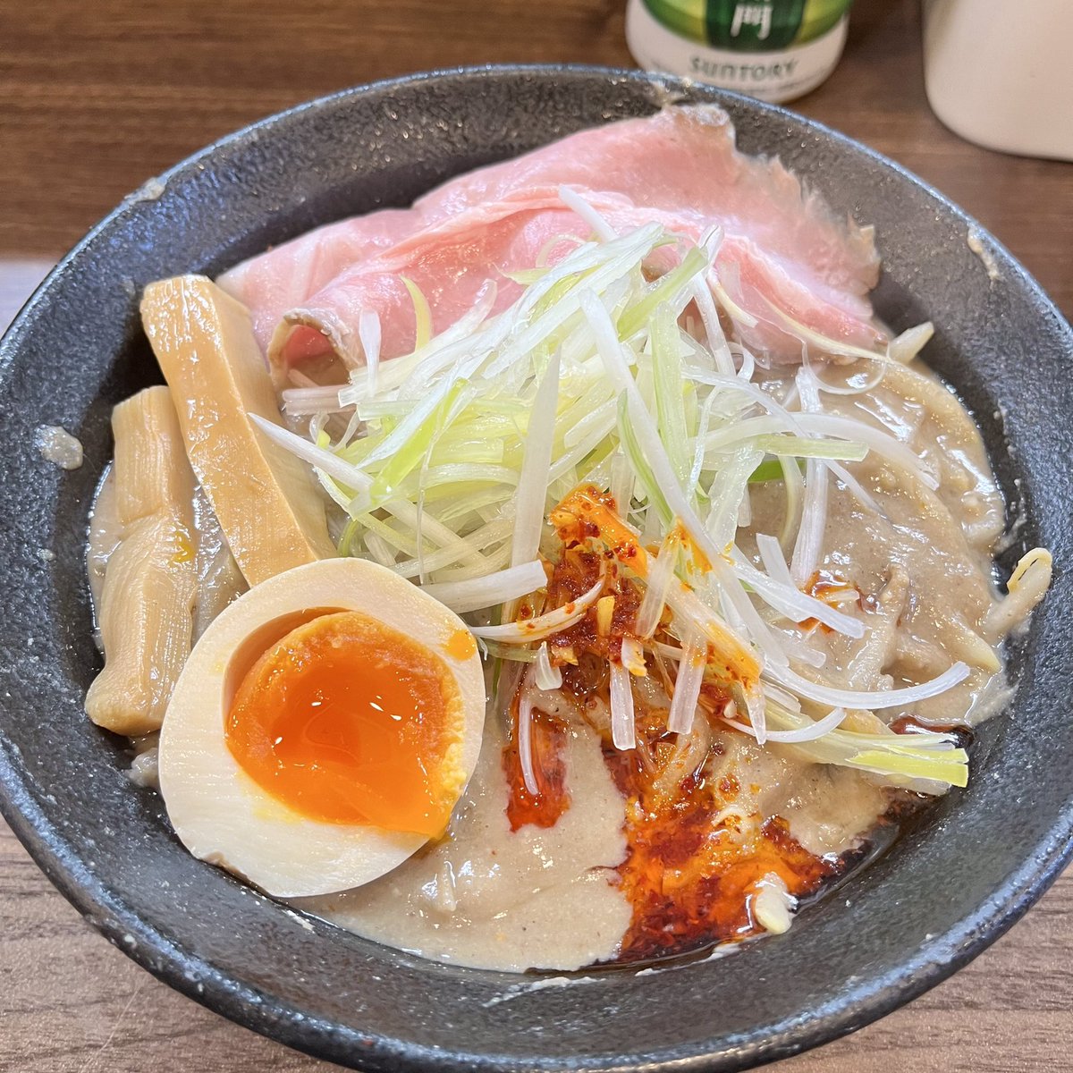 tonamidaisuki's tweet photo. miso style 復活から2度目の訪問。
麺が最高。スープが最高。店主様最高。雰囲気���高で行く度に癒されます。
本当に世界一のラーメン🍜いつもありがとうございます。#となみそ #麺処となみ #となみ #狼煙 #THANGO
#ラーメン https://t.co/ycOvWNbRRj