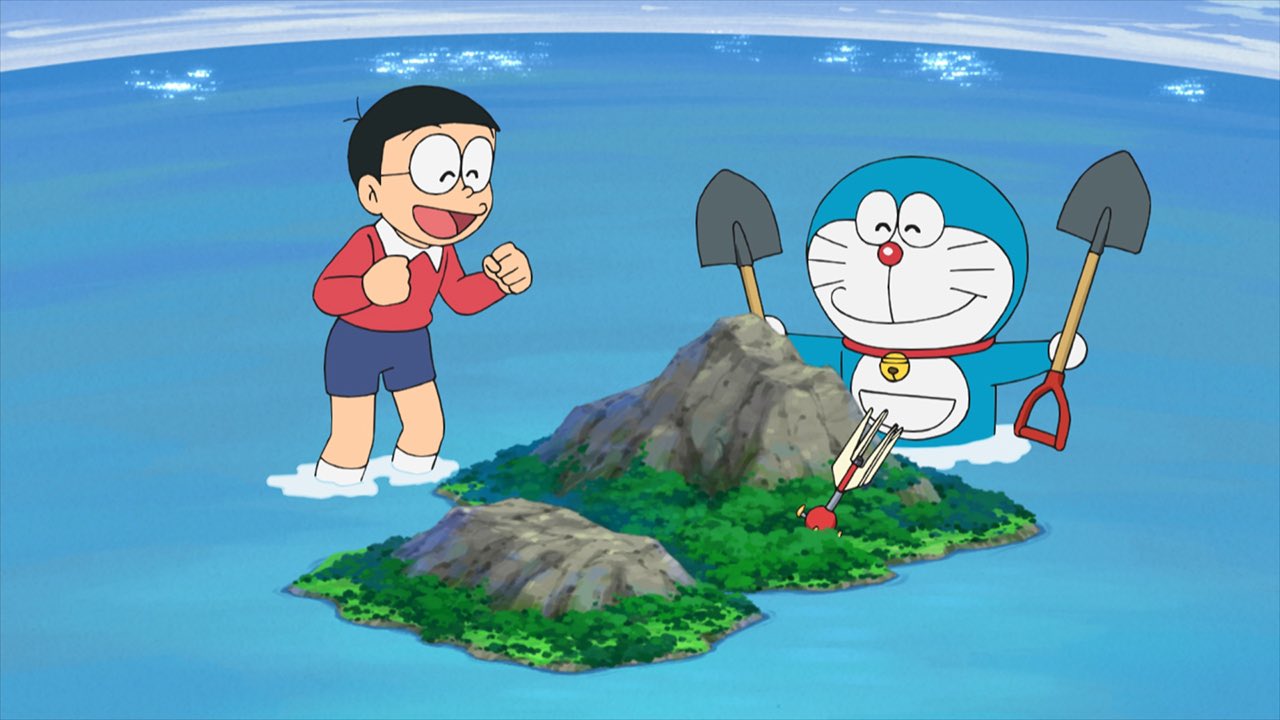 ドラえもんファン垢 A先生大好き ドラえもんとのび太くんが巨人だよ パピくんみたいな世界に入り込んだドラえもんとのび太くん 笑 ドラえもん 3月19日 土曜日 ドラえもんアニメ つかめドリーム宝星 のび太の宇宙小戦争21 T Co Vzv7chaas9