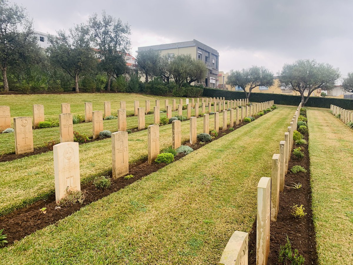 rejeb_ghassen's tweet photo. Visit Tabarka WC woth @baghdady_rashed, show the gardener how to clean the HS, check the irrigation system and the plant schemes 
@CWGC @georgeelia5 @RodCarkett https://t.co/HLebGgUmRB