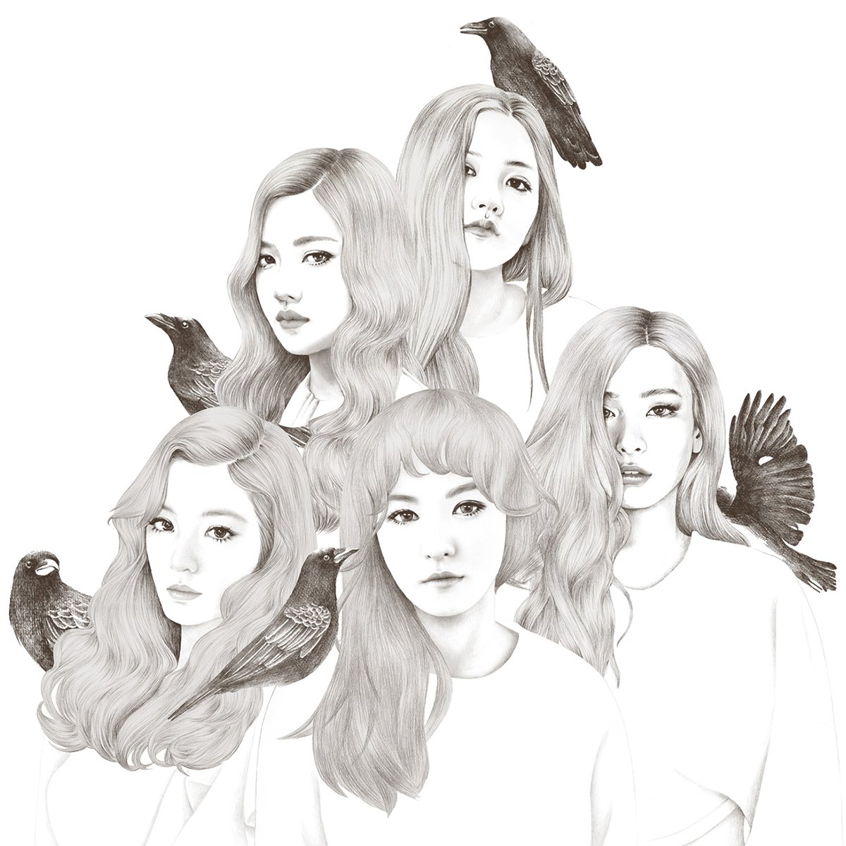 ccaffeinne's tweet photo. 수년짜리 큰그림 미쳤네 
레벨 미니1집 앨범은 두 가지 버전
① 'Ice Cream Cake' ver. / ② 'Automatic' ver.

이번 컴백곡 뮤비에서 ①의 멤버별 상징색 새들이 등장함
그런데! 
②에서 슬기 어깨에 앉은 까만 새만 슬기 뒤로 머리를 감추고있음
그리고 이번 뮤비 티저에서 슬기가 흑막처럼 등장ㄷㄷ https://t.co/bWdC0giE8J