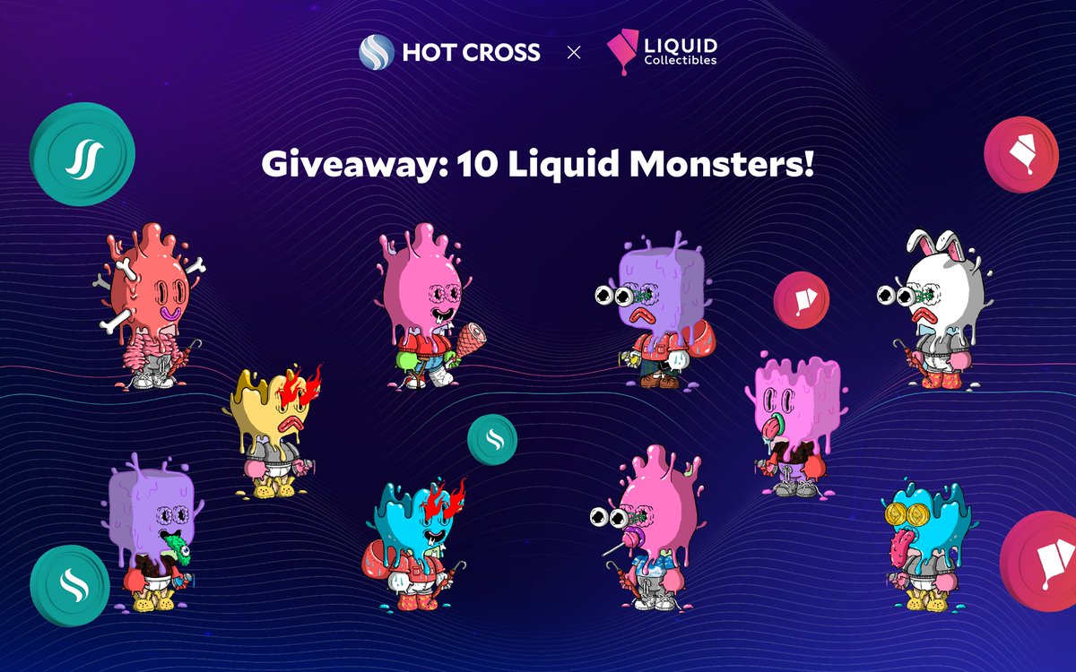 hotcrosscom's tweet photo. 🎉 Celebrating our ongoing partnership with @LiqCollectibles!

🎁 Win 1 of 10 Liquid Monsters!
🎁 Win $10 in $HOTDOG!

♻️ RT &amp; ❤️ Like
🔉 Tag 3 friends
👉🏼 Follow @hotcrosscom and @LiqCollectibles
👇🏼 Leave a comment below about why you love Cross Bosses

📍 https://t.co/Yc01xyy3bS https://t.co/v1IzHuEbX5