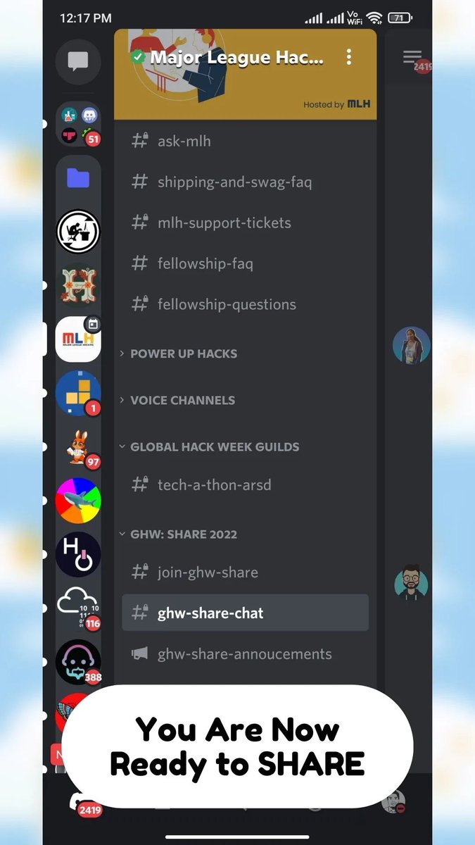 techathonarsd's tweet photo. - Get server roles in the roles channel
- Fill out our guild form at https://t.co/PqFxTBmUBv
- You should now have access to all the event channels in both servers! https://t.co/5ZOYWfra5s