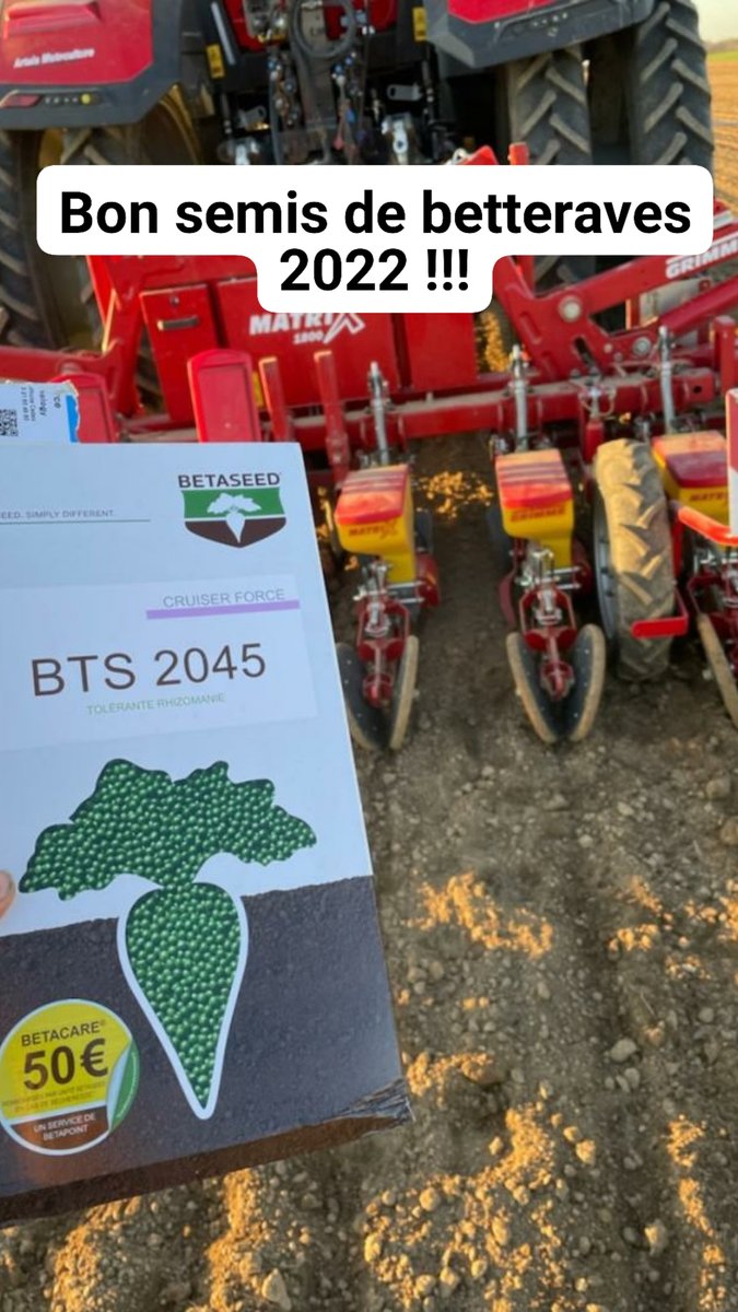 BetaseedF's tweet photo. Les conditions pour les semis de @_MissBetter sont au RDV ! 🌱🚜
Bon semis à tous 😎 #BTS2045 https://t.co/WHB8P1r3nf